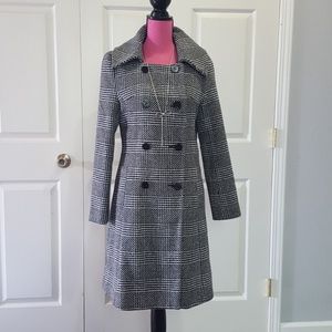 Tulle black and white coat (long)